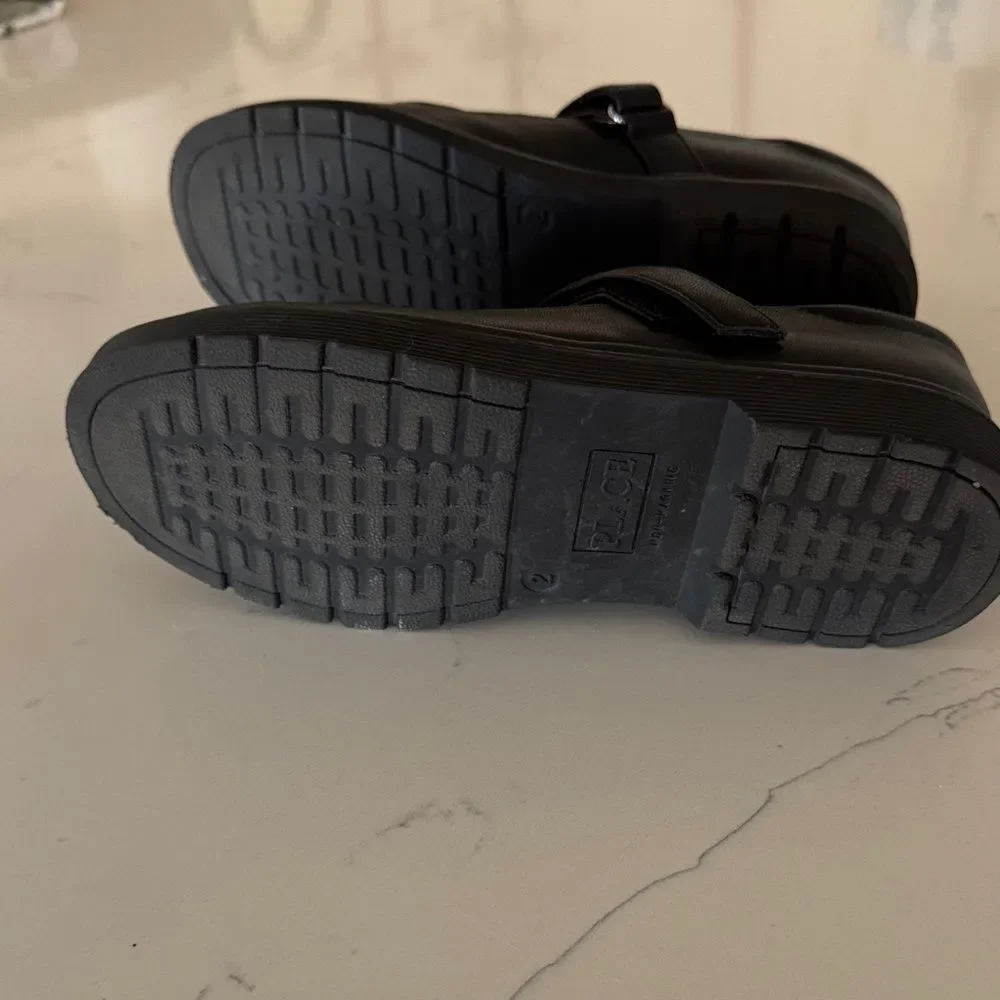 The Children's Place Classic Black Mary Jane Dress Shoes